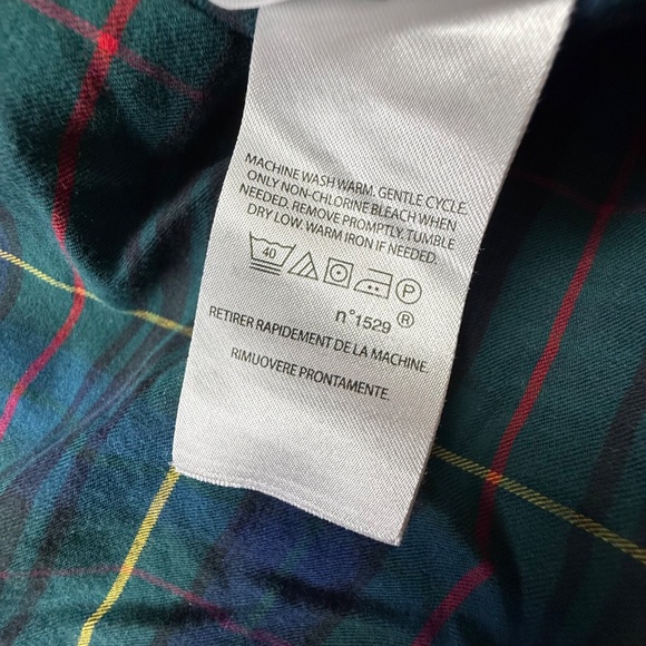 Polo Ralph Lauren Men's Green Plaid Button Down, Long Sleeve, 2XB, Fall, Preppy - Picture 9 of 15